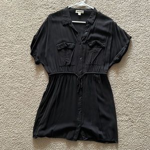Rags Poet Mini button down dress